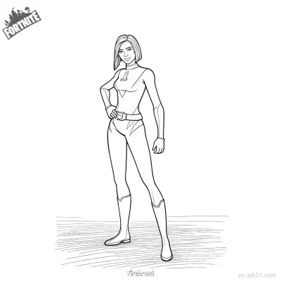 Free printable Firebrand 02 Coloring Page - Free PDF Printable Fortnite Coloring Sheets coloring page